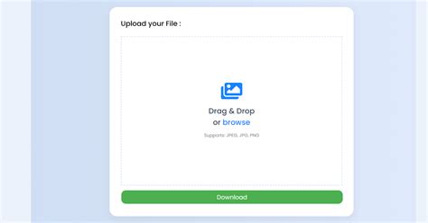 drag and drop files example.